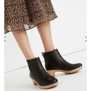 Black Madewell clog boots